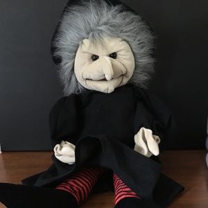 Folktails Vintage Large Witch Puppet 🧙‍♀️